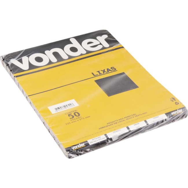 Lixa D'Água Grão 240 com 100 Peças 1251024000 VONDER-5d965703-81d6-4225-a38c-206d3adc89b5