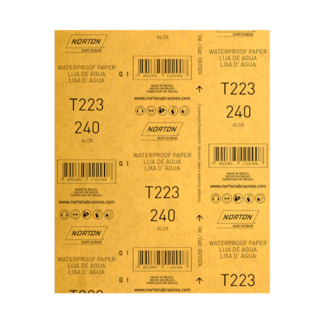 Lixa D'Água Grão 240 Folha 225x275MM T 223 NORTON-bb8691eb-d075-47ac-ae2c-51933950af35
