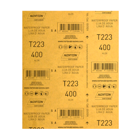 Lixa D'Água Grão 400 Folha 225x275MM T 223 NORTON-c14f3ccf-d2db-4602-a315-4f5b4fef877c