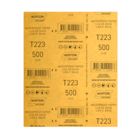 Lixa D'Água Grão 500 Folha 225x275MM T 223 NORTON