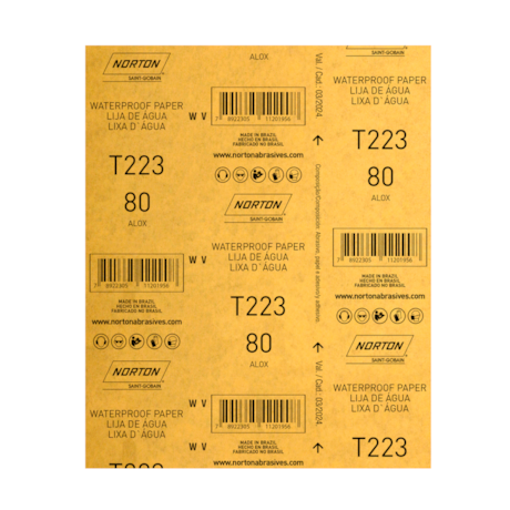 Lixa D'Água Grão 80 Folha 22X275MM T 223 NORTON-2f5427da-acff-4dcd-93d1-fb86df6d0905