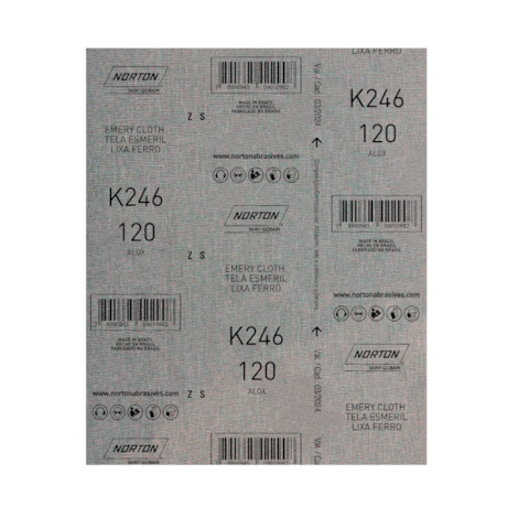 Lixa para Ferro Grão 120 Folha 225X275mm K 246 NORTON-54ebd1d0-20ca-40b2-a42e-62cc8a8eeaf9