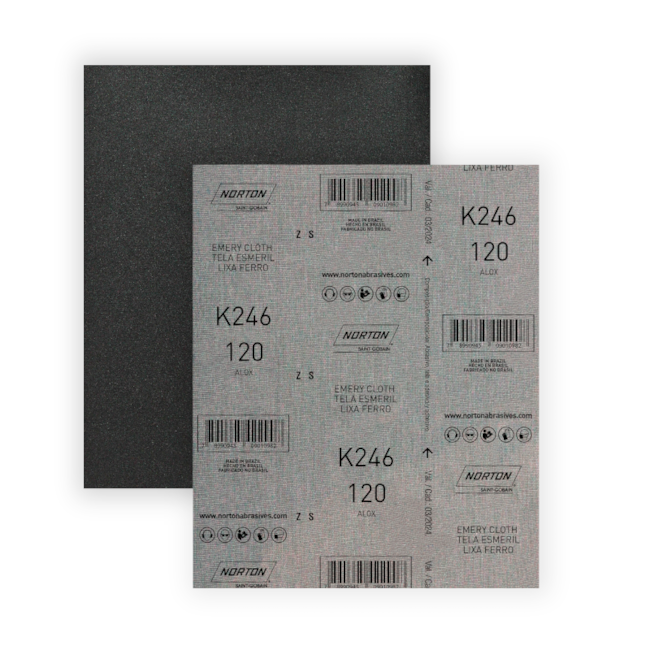 Lixa para Ferro Grão 120 Folha 225X275mm K 246 NORTON-53b20f5d-df52-4fea-a1cd-de204e85d1a3