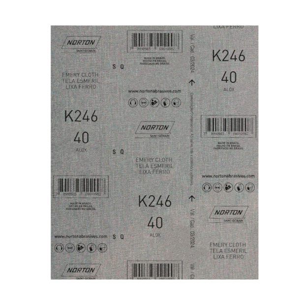 Lixa para Ferro Grão 40 Folha 225X275mm K 246 NORTON-6affe908-fea0-40c3-9e73-d909b53c684e