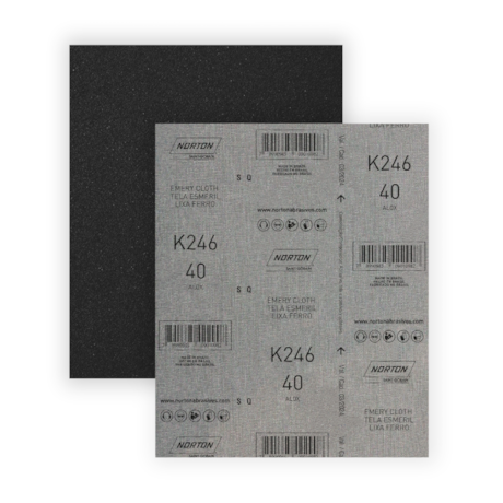 Lixa para Ferro Grão 40 Folha 225X275mm K 246 NORTON-7ff52e5f-596a-4b45-acae-78ab4f5e4608