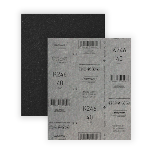Lixa para Ferro Grão 40 Folha 225X275mm K 246 NORTON-a11218b5-6793-4f6f-9103-45e1a712f8f4