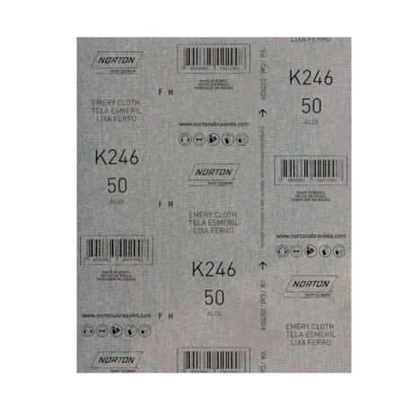 Lixa para Ferro Grão 50 Folha 225X275mm K 246 NORTON-18558900-6272-4ac0-a8e0-02fe0d946ea2