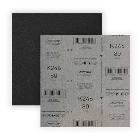Lixa para Ferro Grão 80 Folha 225X275mm K 246 NORTON-31ddb804-c4a4-4ea4-9b37-6efb3d651582