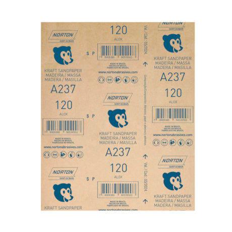 Lixa para Madeira Grão 120 Folha 225X275mm A 237 NORTON-b74a0712-1e5a-48fb-b804-5cd2079a8f22