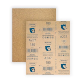 Lixa para Madeira Grão 180 225x275mm Ursinho A 237 NORTON