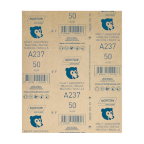 Lixa para Madeira Grão 50 Folha 225X275mm A 237 NORTON