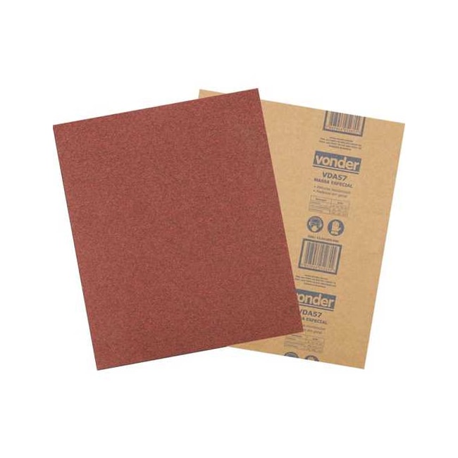 Lixa para Massa Grão 220 VDA-57 1254022000 VONDER-87004029-c19b-45d6-925a-52d0553f3353