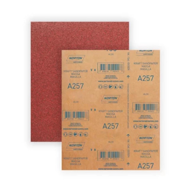 Lixa para Massa Grão 36 Folha 225X275mm A 257 NORTON-1cd7512d-f936-4aa7-ac2b-05daa06c286b