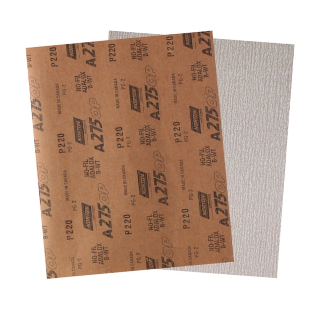 Lixa para Repintura 9'' Grão 220 230x280mm A 275 NORTON-17666ef5-ed0b-4436-9eaa-7c4edeb1ee65