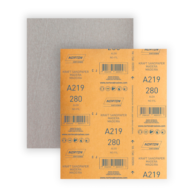 Lixa para Verniz Grão 280 Folha 225X275mm A 219 NORTON -ddf74082-f535-4ef3-a417-92ea97e8df75