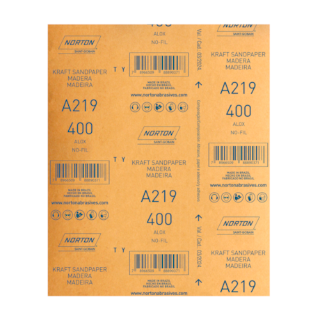 Lixa para Verniz Grão 400 Folha 225X275mm A 219 NORTON-bc161353-e9b9-4fad-a5bd-f5eacda3dc2a
