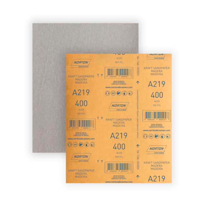 Lixa para Verniz Grão 400 Folha 225X275mm A 219 NORTON-97c0b078-6a46-4e95-88c8-ee355393675c