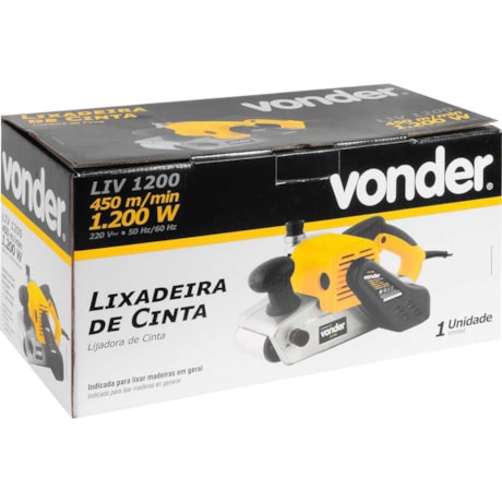 Lixadeira de Cinta 100x610mm 1200W LIV 1200 VONDER-16ba228e-ce50-46d1-a3d3-9e78b1ac835a