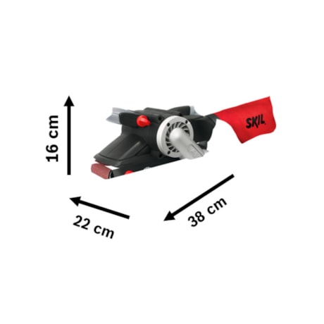 Lixadeira de Cinta 900W com 3 Lixas e Maleta 7640 SKIL-789a50a8-001f-40f8-a2fa-a7dbd679d65a