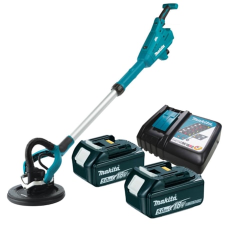 Lixadeira de Parede 18V 225MM com 2 Baterias 5.0Ah e Carregador 110V/220V DSL801RTE MAKITA-be092bd9-147b-4eca-863e-892861992771