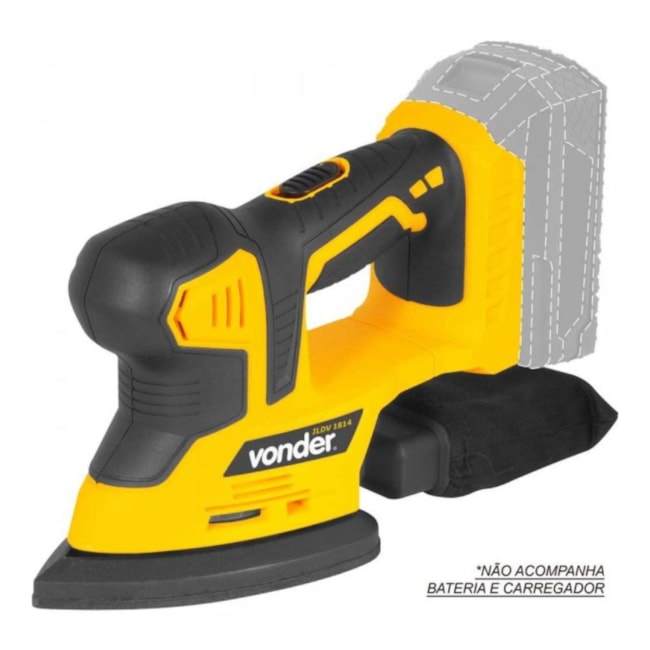 Lixadeira Delta 18V sem Bateria e sem Carregador ILDV 1814 VONDER-70f8101e-0db9-4f3f-baa5-504cd1623a4c