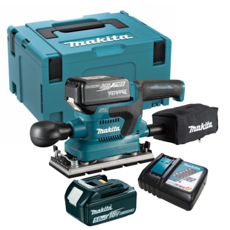 Lixadeira Orbital 18V com 2 Baterias 5.0Ah Carregador 110V/220V e Maleta DBO380RTJ-7f484054-7476-4447-bf3f-8209c95b7709
