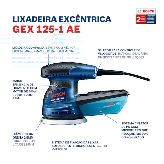 Lixadeira Roto Orbital 250W GEX 125-1 AE BOSCH-bf6a545e-7e73-46cc-9cd4-9878d429b437
