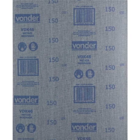 Lixas para Ferro Grão 150 225x275mm 50 Folhas LFV 0046 VONDER-37c6b11a-3c35-465f-9db8-f7c2e2c66c53