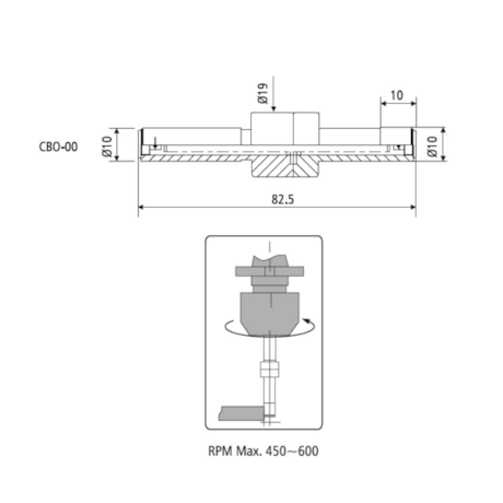 Localizador de Arestas 10X10mm Ponta Simples CBO-00 BTFIXO-ecba37d5-8f71-408a-9375-082062da0bb5