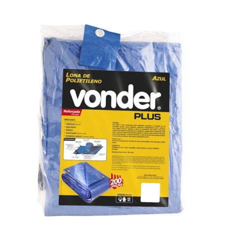 Lona Reforçada de Polietileno Azul 14 X 4M 200 Micra 6134144000 VONDER-2c84b7cb-ce29-4b3a-abff-67d3902ac8fa