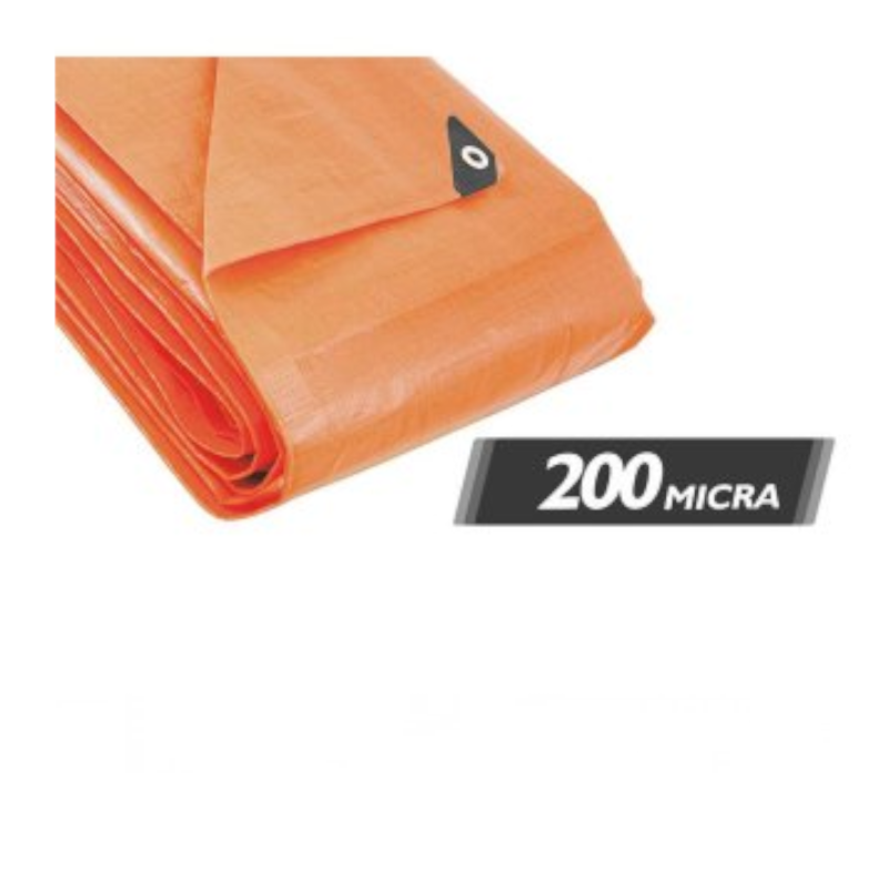 Lona Reforçada de Polietileno Laranja 2M x 2M 6133022000 VONDER