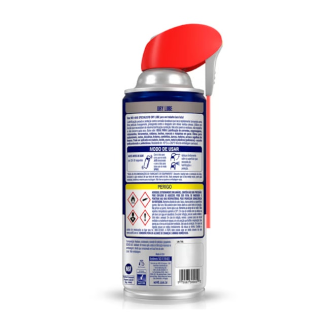 Lubrificante a Seco para Correntes Sem PTFE Aerosol 400ml WD-40 DRY-LUB WD-40-b855be00-1139-4cdb-a540-f87171c9fb49
