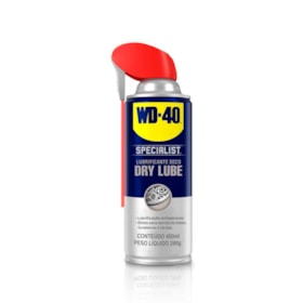 Lubrificante a Seco para Correntes Sem PTFE Aerosol 400ml WD-40 DRY-LUB WD-40