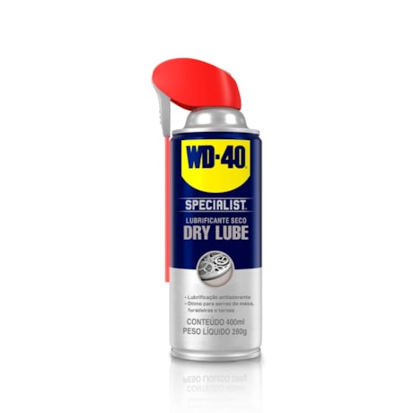 Lubrificante a Seco para Correntes Sem PTFE Aerosol 400ml WD-40 DRY-LUB WD-40-e3a36f39-5885-4a01-9a0c-9dee8e589002
