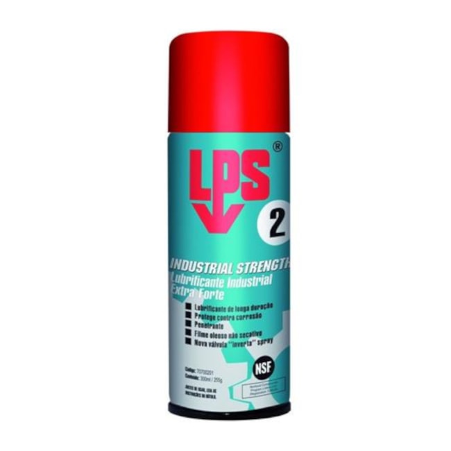 Lubrificante Industrial Extra Forte Aerosol 300ml 2 LPS-4099642a-37b5-440b-b604-88f3dd35b038
