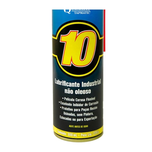 Lubrificante Industrial Não Oleoso Aerosol 300mL QUIMATIC 10 AA1 TAPMATIC-222de4c4-daca-4477-9b36-e7a1d5fbe6b5