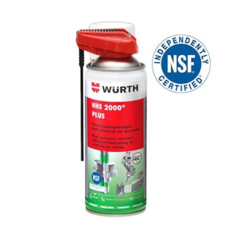 Lubrificante Spray 400ml HHS 2000 Plus Grau Alimentício 0893106203 WURTH-ba429112-bc2e-496c-b780-f2ecc959655a