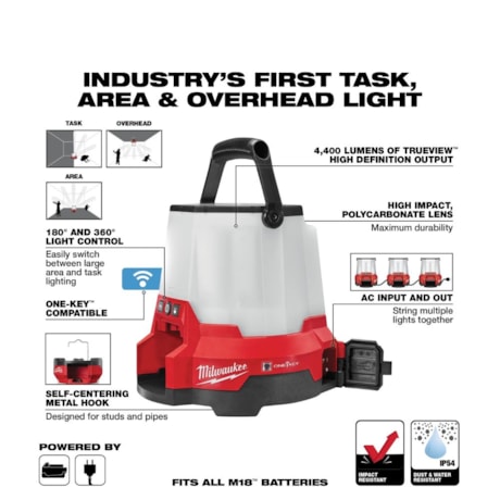 Luminária Compacta de Led 18V 4000 Lumens sem Bateria e sem Carregador 2146-20 MILWAUKEE-afd17f81-9e6d-486c-b719-01ab39507117