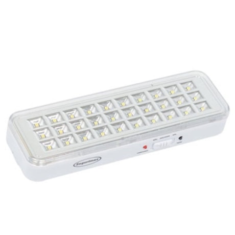 Luminária de Emergência 30 LEDs Bateria 23957 Segurimax-71b7b110-c620-4024-b8b5-8fd3f5c72144