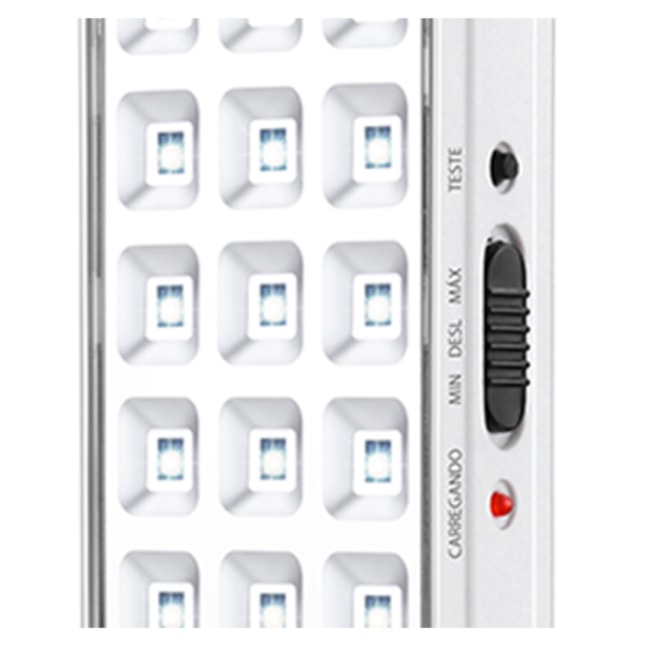 Luminária de Emergência com 30 Leds Bivolt 48LEM30L0000 ELGIN-52ccf350-020b-46e9-9339-5e3966f89766