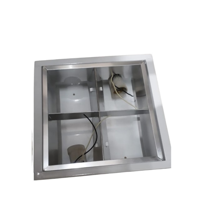 Luminária Embutir E27 2X15W Polido CAA 401 2X15W INDELPA-f4953123-dae0-4ad6-b25e-4498ba487d15