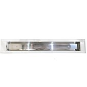 Luminária Fluorescente de Embutir 2x28/32/40/54W com Refletor Polido CRA 301 INDELPA