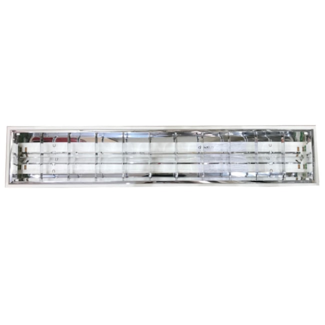 Luminária Fluorescente de Embutir 2x32W Refletor com Aletas Polido BR403 ABALUX-9c7c457f-379e-4e71-982f-1306ce8ce441