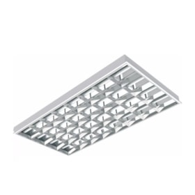 Luminária Fluorescente de Embutir 4X14/16/18/20W CAA 101 4X14/16W INDELPA