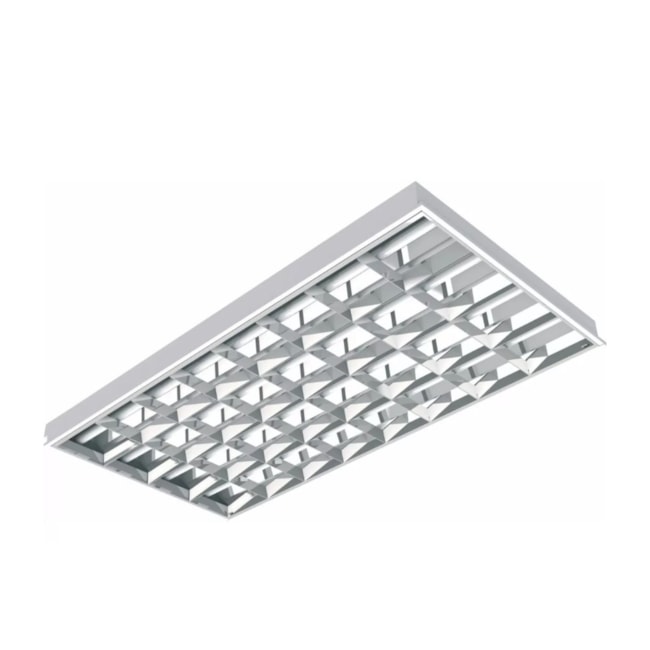 Luminária Fluorescente de Embutir 4X14/16/18/20W CAA 101 4X14/16W INDELPA-8f7d73a7-1081-459d-893a-03a6df2c27e0