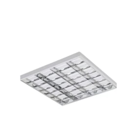 Luminária Fluorescente Sobrepor 4X14/16/18/20W CAA 102 4X14/16W INDELPA