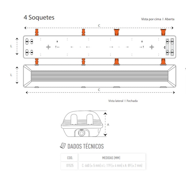 Luminária Hermética 2x14/16/18/20W 1525 OUROLUX-5b0a0895-8a3f-4d22-b9b7-e6bce0aa7ba2