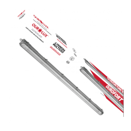 Luminária Hermética de Led 1x18W 120cm IP65 01537 OUROLUX-703dca34-bf8e-4866-a77e-cdab9e268279