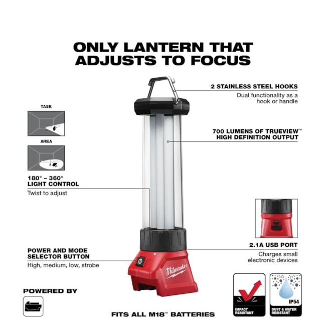 Luminária LED 18V 700 Lumens 360GR sem Bateria e sem Carregador 2363-20 MILWAUKEE-d7035367-c76d-4ca9-b9e9-5f82d0a66574