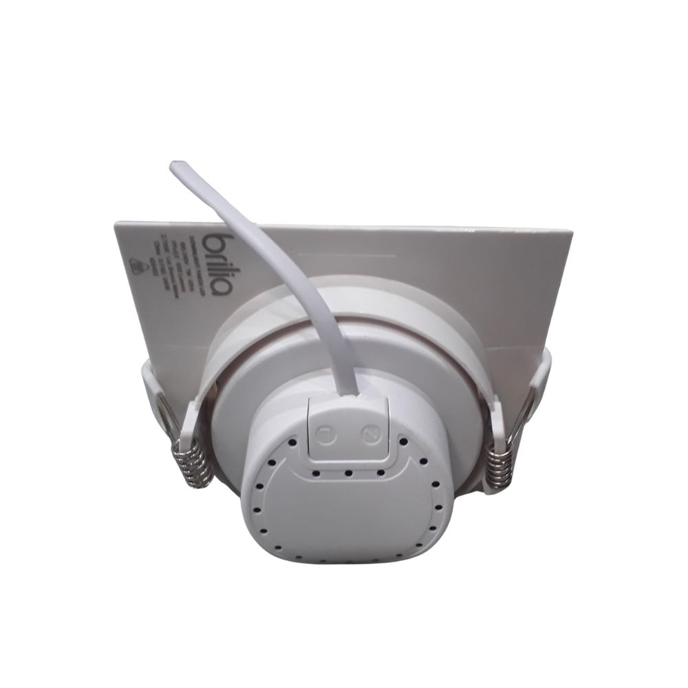 Luminária LED de Embutir Quadrada PAR20 7W 117X117MM 2700K
